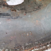 Casque Allemand troupe ww2 original - impacté