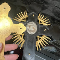Croix Reliquaire , Relique De La Vraie Croix ,SS CRUCIS, Croix Staurotheque XIXE