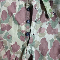 Ensemble HBT US veste + pant. réversible camouflé USMC Armée française Indochine