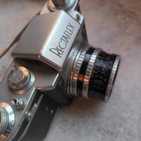 Appareil Photos Ancien Vintage Rectaflex Objectif Angénieux 50 Mm