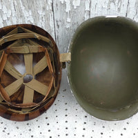 Casque Us M1 Américain Pattes Fixes Wwii Ww2