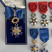 Luxe Lot De Décorations, Médailles De L'Armée Française 2 Gm,