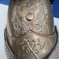 Casque Militaire de Pompier Français Modèle 'Mandres' 1885
