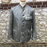 Km Veste Navigant Cuir Gris