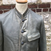 Km Veste Navigant Cuir Gris
