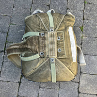 Lw Parachute Dorsal 'Ruckenfallschirm' Navigant Pilote Harnais Et Voilure