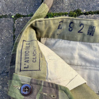 Pantalon de saut camouflé Parachutiste TAP 4752 et bretelles toile