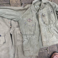 Veste Et Pantalon De Saut Kaki Parachutiste Tap Modèle Extrème Orient