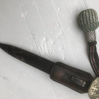 Weimar Police Baïonnette, dragonne et gousset cuir noir