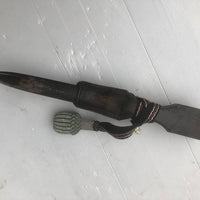 Weimar Police Baïonnette, dragonne et gousset cuir noir