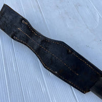 WH Baïonnette 84/98 Plaquettes Bakélite et gousset cuir noir