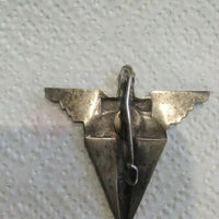 Lot Insignes Brevet Parachutiste sur quille et gourmette 1948 DRAGO