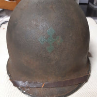 Casque Us Jonc Avant Patte Fixe Gi Nominatif Militaria Ww2