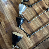 Lot de 4 anciennes lampes Gras Ravel