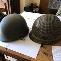 Casque Us M1 Parachutiste Indo Algérie