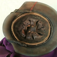 Casque Allemand Ww2 -40- Camoufle 3 Tons Original - Se 66 -