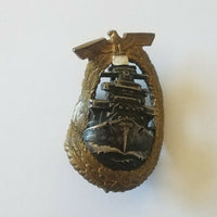 Ancienne Insigne Allemande Kriegsmarine Haute Marine WW2