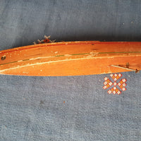 Lot vintage de 3 Bateaux Racer de bassin Kellner années 1930