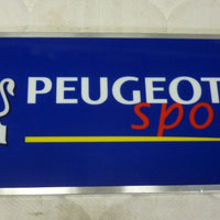 Belle enseigne lumineuse PEUGEOT SPORT