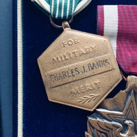 Lot Médailles Us Major Charles Jay Banks (1934-1972)