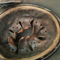 Casque Allemand Ww2 -40- Camoufle 3 Tons Original - Se 66 -