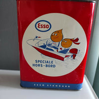 Bidon d'huile ancien esso