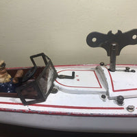 Canot JEP 916 Bateau jouet en tôle de bassin Mécanique No Ruban Bleu