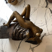 Joli Bronze Femme , Signé A j John