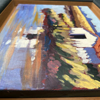 Tableau Olivier Suire Verley Cabane Marais Salant Ile De Ré Huile Sur Toile