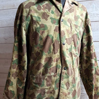 Ensemble HBT US veste + pant. réversible camouflé USMC Armée française Indochine