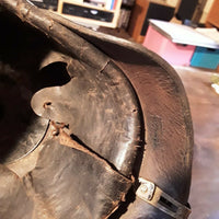 Casque À Pointe Troupe Saxe Reserviste Spikehelmet Pickelhaube