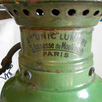 Vintage pression lampe lanterne UNIC LUMIERE