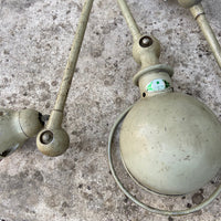 Deux Lampes Atelier Jieldé 2 Bras +  Applique Vintage Loft Design Industriel 1950