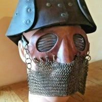 Masque loup + casque de tankiste ww1 14-18