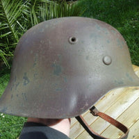 Casque Allemand Ww2 Mod 42 Camo Normandie