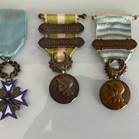 Luxe Lot De Décorations, Médailles De L'Armée Française 2 Gm,
