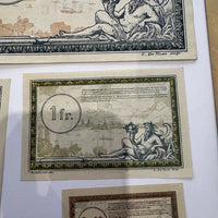 Lot Billets Bon Pour Régie Des Chemin De Fer Des Territoires Occupés Ancien