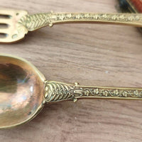 Coffret De Couvert Dit Joséphine Poinçoinné Au Vieillard, Argent Empire