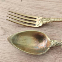 Coffret De Couvert Dit Joséphine Poinçoinné Au Vieillard, Argent Empire