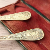 Coffret De Couvert Dit Joséphine Poinçoinné Au Vieillard, Argent Empire