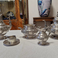 Service en Argent massif, Minerve, Orfèvre Henri Soufflot