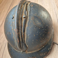 Casque Adrian Modèle 1915 – SERVICE DE SANTÉ (Médecin  Poilu WW1)