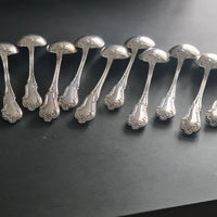 Ensemble De 12 Cuillères À Café En Argent Massif De L'Orfèvre Henri Soufflot