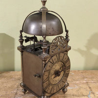 Mouvement Horloge Pendule Réveil Lanterne En Laiton À Cloche 18ème - 19ème