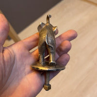 Ancienne Mascotte Automobile Bronze Elephant Bouchon Radiateur Mascote Auto