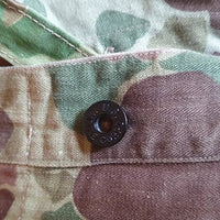 Ensemble HBT US veste + pant. réversible camouflé USMC Armée française Indochine