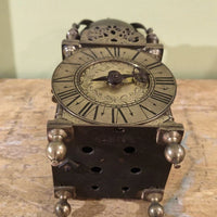 Mouvement Horloge Pendule Réveil Lanterne En Laiton À Cloche 18ème - 19ème